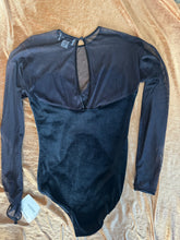 Load image into Gallery viewer, Emanuel Ungaro Sheer & Velvet Bodysuit