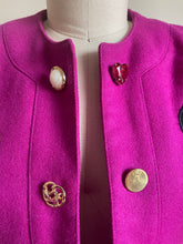 Load image into Gallery viewer, 1990’s | Jayna | Fuchsia Novelry Blazer