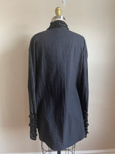 Load image into Gallery viewer, 1990’s | Romeo Gigli | Black Beaded Button Down