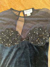 Load image into Gallery viewer, Emanuel Ungaro Sheer & Velvet Bodysuit