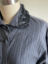 Load image into Gallery viewer, 1990’s | Romeo Gigli | Black Beaded Button Down