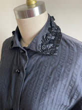 Load image into Gallery viewer, 1990’s | Romeo Gigli | Black Beaded Button Down