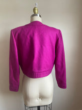 Load image into Gallery viewer, 1990’s | Jayna | Fuchsia Novelry Blazer
