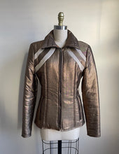 Load image into Gallery viewer, 2003 | Anna Sui | Gold Metallic Ski Jacket