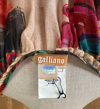 Load image into Gallery viewer, Y2K | John Galliano Sheer Silk Print Blouse