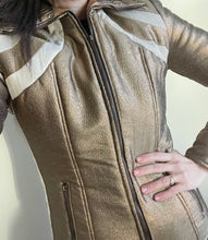 Load image into Gallery viewer, 2003 | Anna Sui | Gold Metallic Ski Jacket