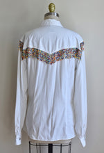 Load image into Gallery viewer, 1990’s | Moschino Jeans | Beaded Fringe Button Down