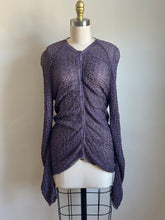 Load image into Gallery viewer, 1990’s | Krizia | Purple Metallic Cardigan