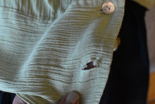 Load image into Gallery viewer, 1990’s | Romeo Gigli | Sea Foam Green Wrap Top