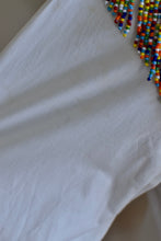 Load image into Gallery viewer, 1990’s | Moschino Jeans | Beaded Fringe Button Down