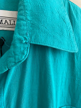 Load image into Gallery viewer, 1990’s | Norma Kamali | Turquoise Jumpsuit