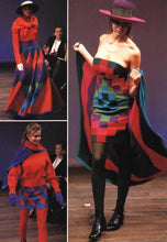 Load image into Gallery viewer, Fall 1991 | Christopher Francis Roth | Amish Quilt Inspired Strapless Dress