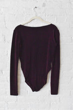 Load image into Gallery viewer, 1990’s | Tahari | Burgundy Velvet Body Suit and Pant Set