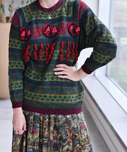 Load image into Gallery viewer, 1980’s | Bleu Blanc Rouge | 3D Sweater