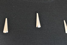 Load image into Gallery viewer, 1990’s | Black Knit Dress with Silver Tear Drop Beads