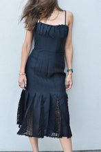 Load image into Gallery viewer, Guy Laroche Couture | Little Black Dress with Lace Panels