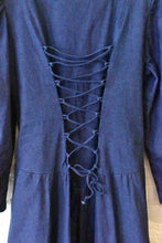 Load image into Gallery viewer, 1990’s | Corset Denim Prairie Dress