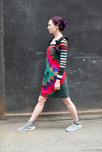 Load image into Gallery viewer, Fall 1991 | Christopher Francis Roth | Amish Quilt Inspired Strapless Dress