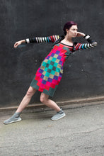 Load image into Gallery viewer, Fall 1991 | Christopher Francis Roth | Amish Quilt Inspired Strapless Dress