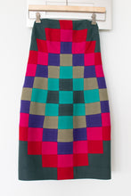 Load image into Gallery viewer, Fall 1991 | Christopher Francis Roth | Amish Quilt Inspired Strapless Dress