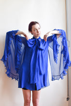 Load image into Gallery viewer, 1970’s | Hanae Mori | Silk Chiffon Top