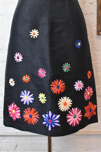 Load image into Gallery viewer, Y2K | Moschino Jeans | Textured Sundress with Raffia Flowers