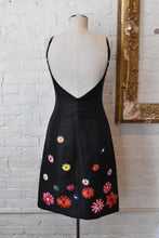 Load image into Gallery viewer, Y2K | Moschino Jeans | Textured Sundress with Raffia Flowers