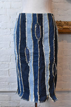 Load image into Gallery viewer, Y2K | Moschino Jeans | Distressed Demin Skirt