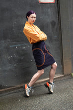 Load image into Gallery viewer, 1990's | Moschino Jeans | Corduroy Baseball Skirt