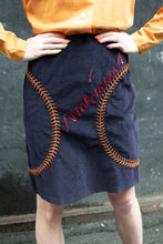 Load image into Gallery viewer, 1990's | Moschino Jeans | Corduroy Baseball Skirt