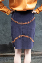 Load image into Gallery viewer, 1990's | Moschino Jeans | Corduroy Baseball Skirt
