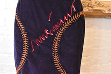 Load image into Gallery viewer, 1990's | Moschino Jeans | Corduroy Baseball Skirt