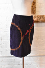 Load image into Gallery viewer, 1990's | Moschino Jeans | Corduroy Baseball Skirt