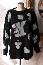 Load image into Gallery viewer, 1990’s | Adrienne Vittadini for Bergdorf Goodman | Playing Card Sweater