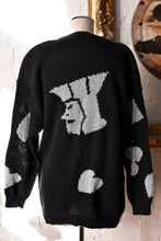 Load image into Gallery viewer, 1990’s | Adrienne Vittadini for Bergdorf Goodman | Playing Card Sweater