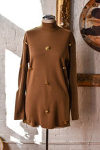 Load image into Gallery viewer, 1990’s | Gianfranco Ferre | Caramel Sweater with Gold Lion Heads