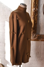 Load image into Gallery viewer, 1990’s | Gianfranco Ferre | Caramel Sweater with Gold Lion Heads