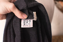 Load image into Gallery viewer, 1990’s | Charcoal Wrap Sweater with a Chain