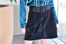 Load image into Gallery viewer, 1990's | Laura Biagiotti | Wool Skirt with Tassels