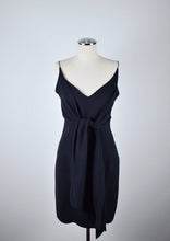 Load image into Gallery viewer, 1990’s | Giorgio Armani | Little Black Dress with Tie Front