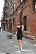 Load image into Gallery viewer, 1990’s | Giorgio Armani | Little Black Dress with Tie Front