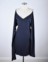 Load image into Gallery viewer, 1990’s | Giorgio Armani | Little Black Dress with Tie Front