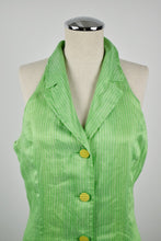 Load image into Gallery viewer, 1990's | Judy Hornby Couture | Lime Green Dress