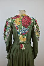 Load image into Gallery viewer, 1990’s | Mutton Sleeve Yoked Waist Dress