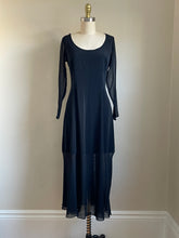 Load image into Gallery viewer, 1990’s | Lolita Lempicka | Silk Black Dress