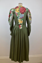 Load image into Gallery viewer, 1990’s | Mutton Sleeve Yoked Waist Dress