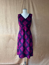 Load image into Gallery viewer, Philosophy di Alberta Ferretti Plaid Faux Fur Dress
