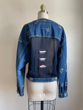 Load image into Gallery viewer, Krizia Jeans | Denim and Mesh Top
