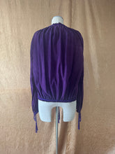 Load image into Gallery viewer, Emanuel Ungaro Paris Violet Suede Tie Front Jacket
