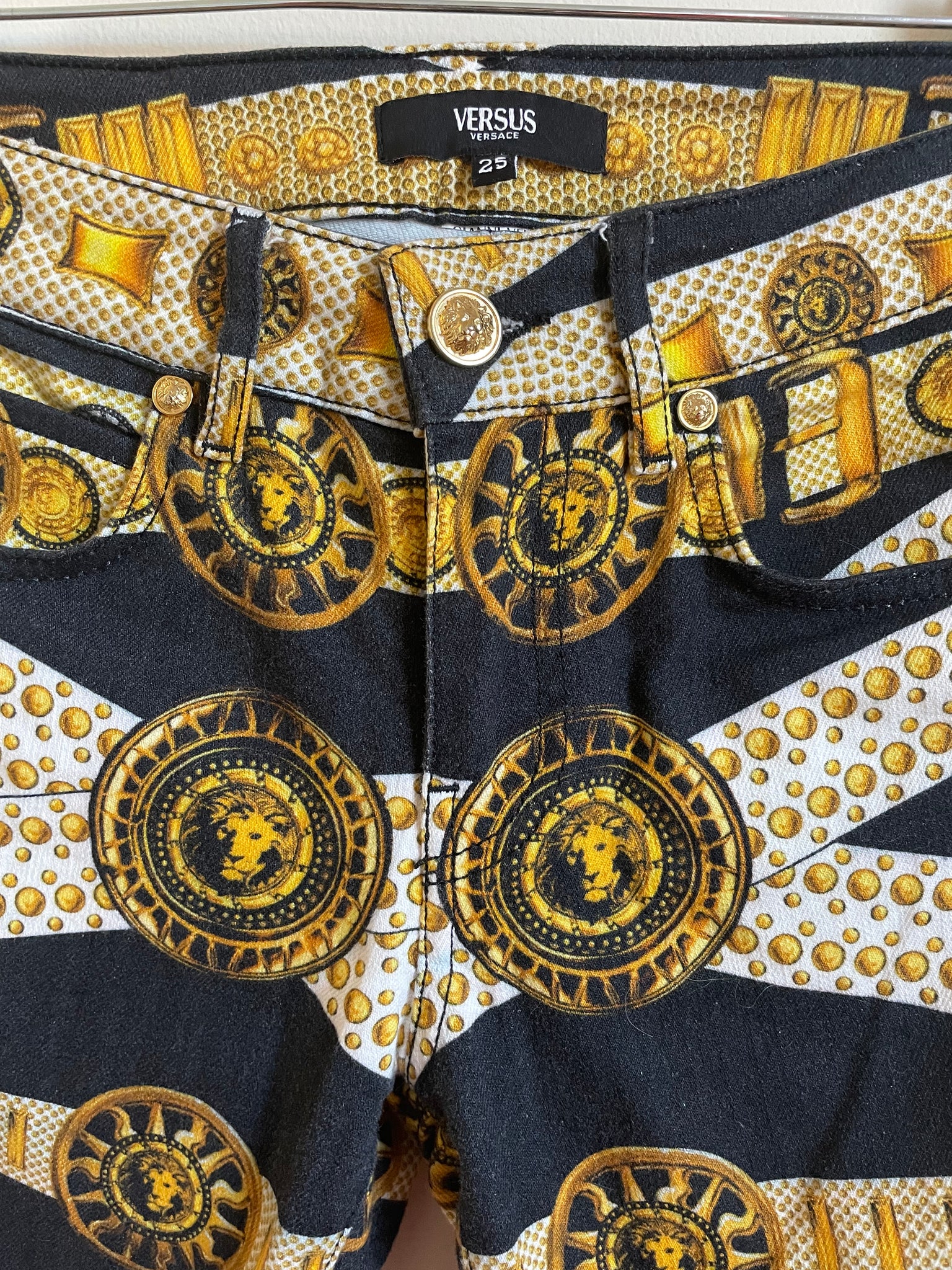 Versus Versace | Belt Print Denim – Lady of Lizard